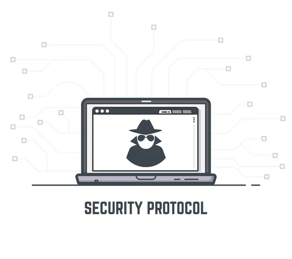 Protocolo de seguridad — Vector de stock