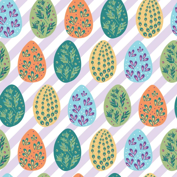 Renkli Paskalya yortusu yumurta desen. Şirin ve parlak desen için eğlenceli ve mutlu tarzı olan marka. Yinelenen desen. Çocuk/çocuk desen için uygun.