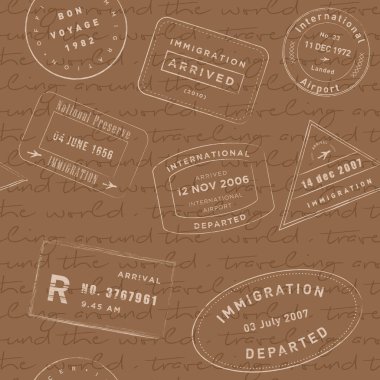 Metin arka plan desen damgası. Klasik, vintage ve esnek desen. Sanat vektör grafiği tekrar edilebilir. Damga desen ını klasik metin arka plan.