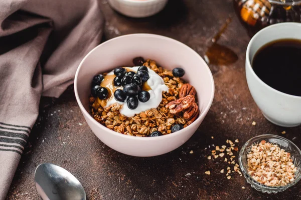 Granola Berries Breakfast — Stock Photo, Image