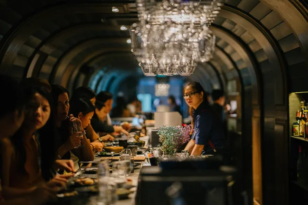 Dalam Restoran Yang Indah Singapura — Stok Foto
