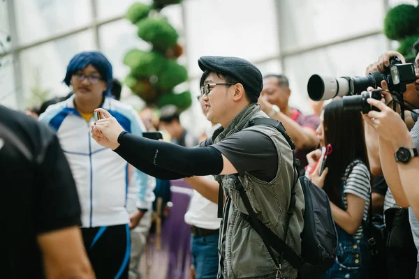 Singapore Martie 2018 Fotografii Fac Fotografii Personajele Anime Manga Pentru — Fotografie, imagine de stoc