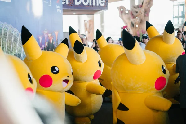 Singapura Março 2018 Desfile Pikachu Gardens Bay Uma Grande Atração — Fotografia de Stock