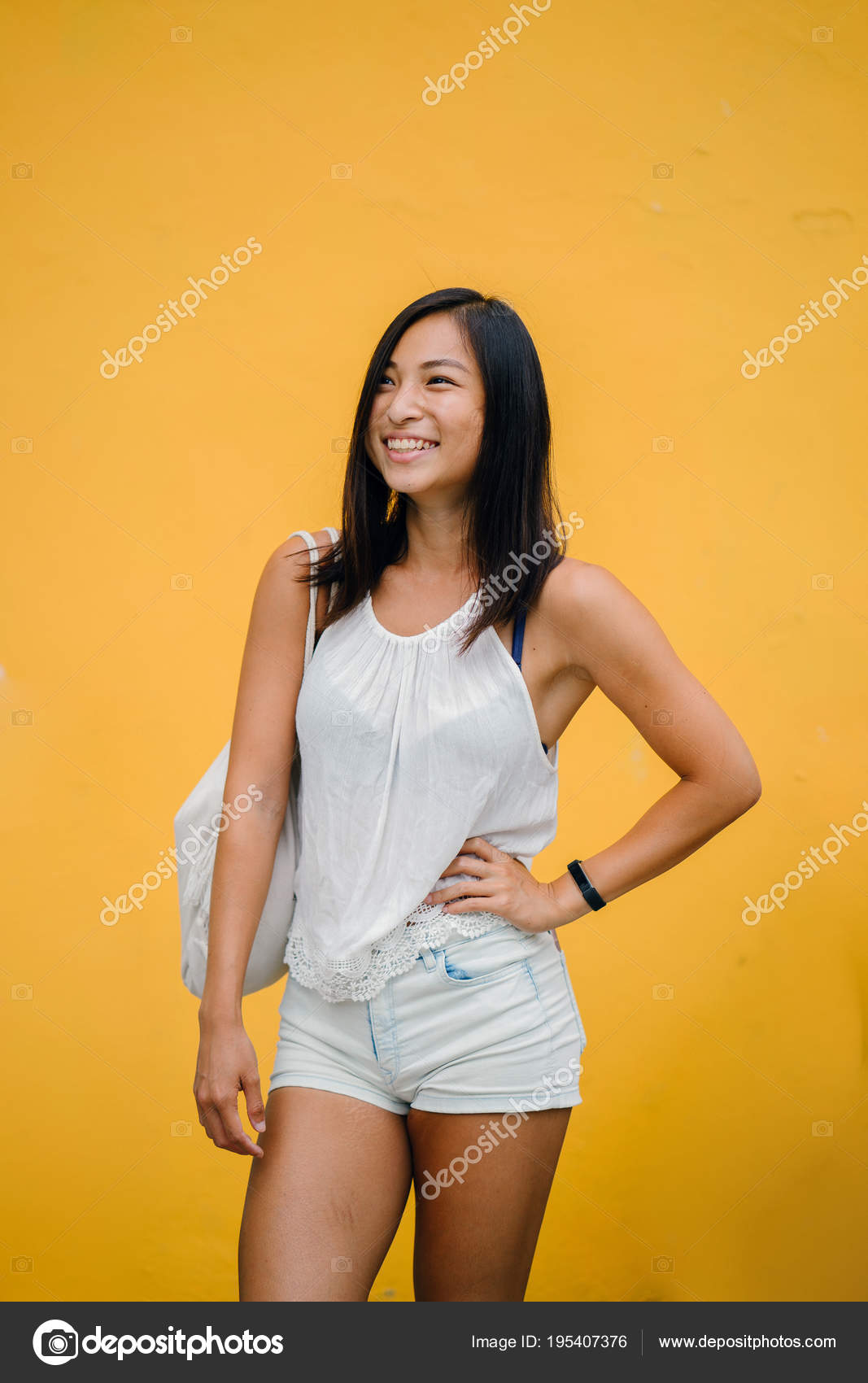 asian topless black Best of Cute Asian Jean Shorts