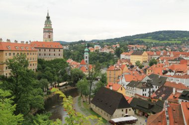 Cesky Krumlov Üstten Görünüm