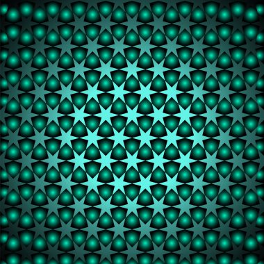 Şık modern yeşil parlak tasarım ile stars6