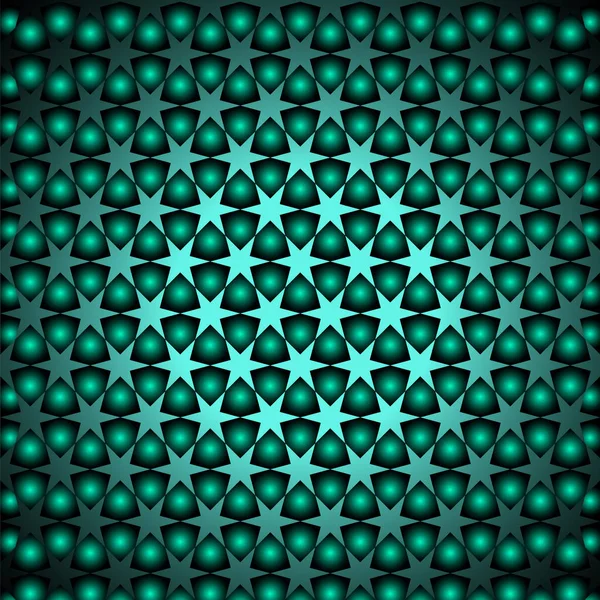 Élégant design moderne vert brillant avec des étoiles6 — Image vectorielle