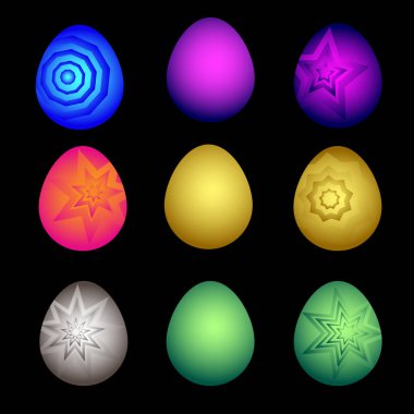 Festival renkli Paskalya yumurta 3