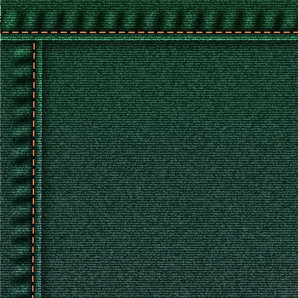 Green fashionable denim texture5 — Stock Vector
