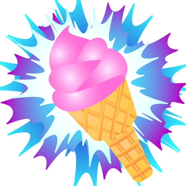 Helado — Vector de stock