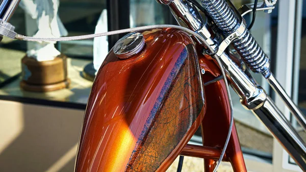 オートバイの抽象化 レトロなガソリン タンク — ストック写真