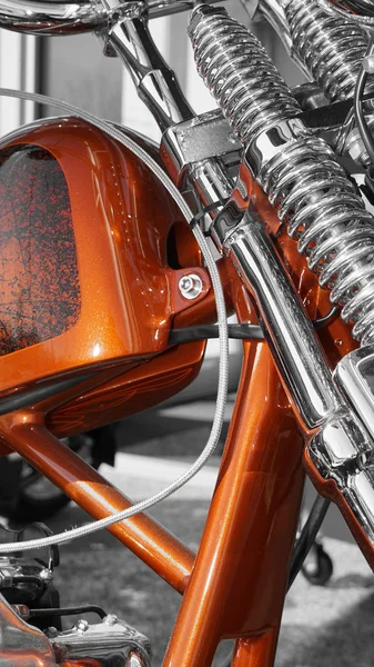 アメリカン バイク 古典的な豚 — ストック写真