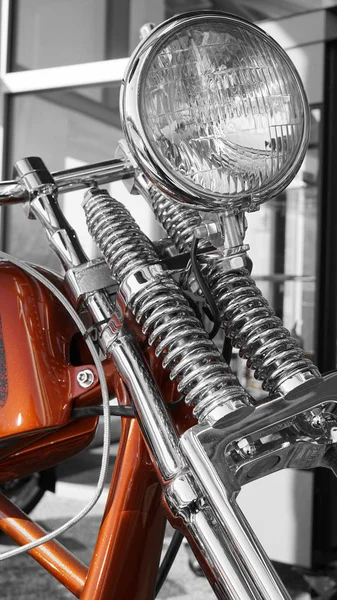 Amerikaans Motorfiets Klassieke Chopper Design — Stockfoto