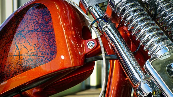 オートバイ 古典的なアメリカの豚 — ストック写真