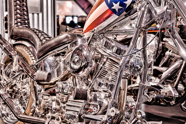 Klassisk American Chopper Motorcykel — Stockfoto