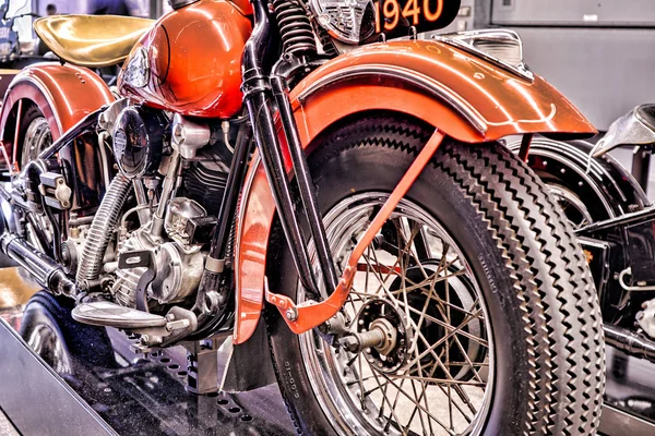 Classic American Motocicleta Moto — Fotografia de Stock