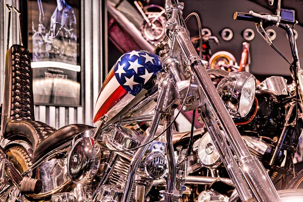 アメリカのチョッパー クラシック バイク — ストック写真