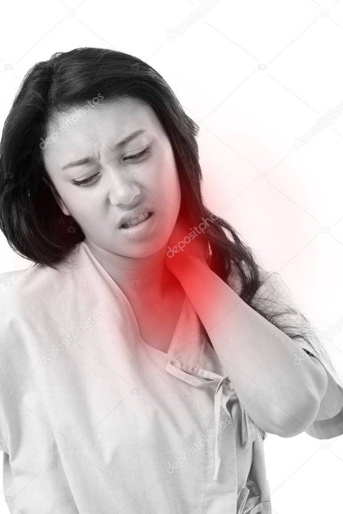 woman suffering from shoulder pain, joint pain