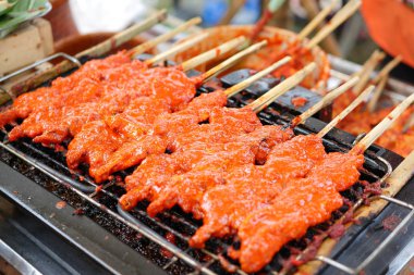 egzotik Asya ızgara tavuk