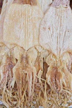 lezzetli kuru mürekkep balığı