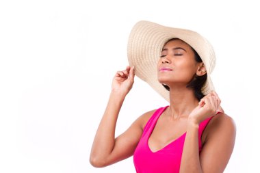 rahat, serinletici, mutlu yaz Bayan