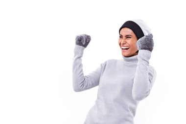 mutlu, neşeli, çıktıktan, sürpriz kadın arıyorum