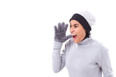 bağıran kızgın kadın