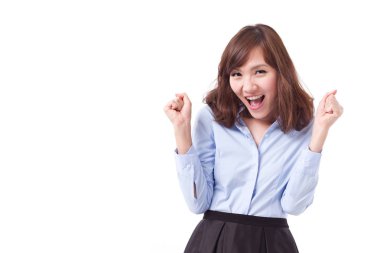 çıktıktan, mutlu, smart casual Asyalı kadın