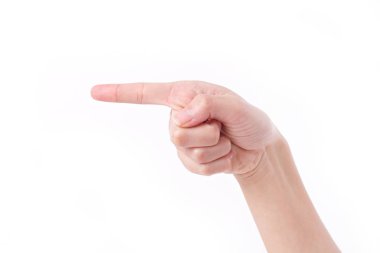 tarafına gösteren bir ele yolu