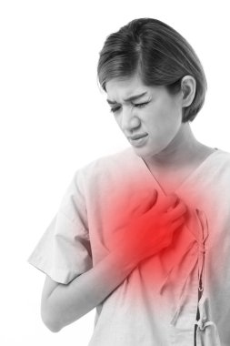 kadın acı asit cezir veya Gerd