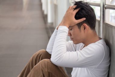 stresli, yorgun, sinirli, yorgun, negatif adam