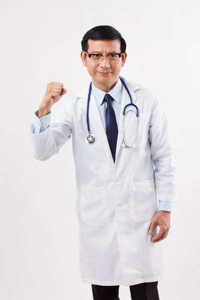 Jistý silné úspěšný lékař — Stock fotografie