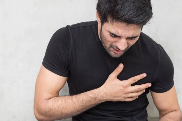 Hombre enfermo con ataque al corazón —  Fotos de Stock