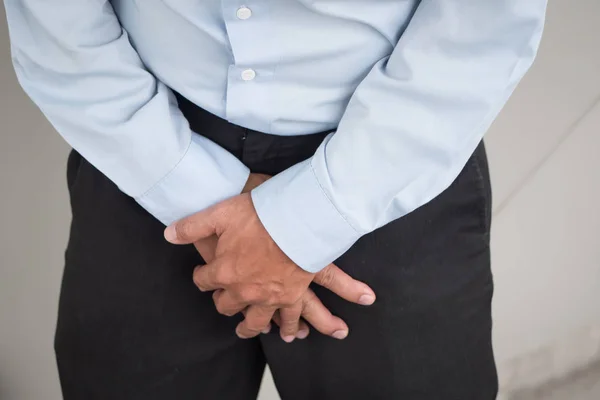 Hombre enfermo cáncer de próstata, prematuro, eyaculación, fertilidad, problema de vejiga — Foto de Stock