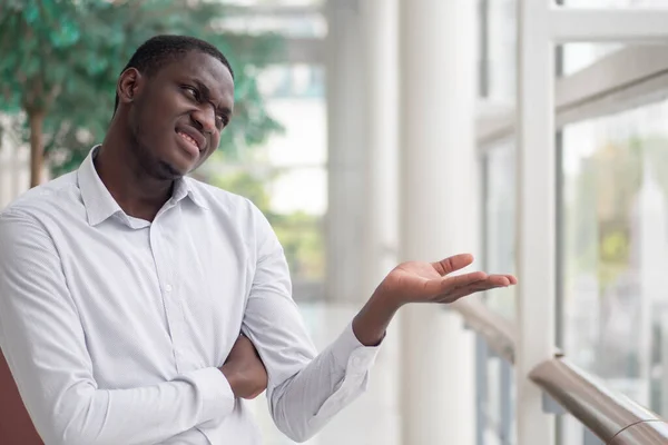 Triste Chateado Cansado Retrato Homem Negócios Infeliz Conceito Sucesso Negócios — Fotografia de Stock