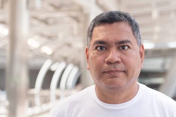 Retrato Enojado Viejo Asiático Hombre Enojado Enojado Disgustado Senoir Hostil —  Fotos de Stock