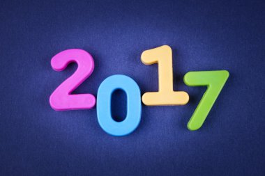 Mutlu yeni yıl 2017 arka plan