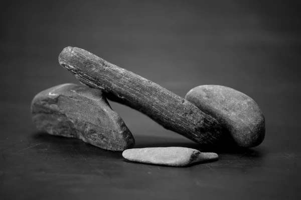 Macro stones scene, zen like concepts — Stock Photo, Image