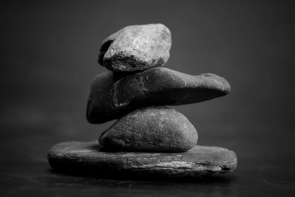 マクロ石シーン、概念のような禅 — ストック写真
