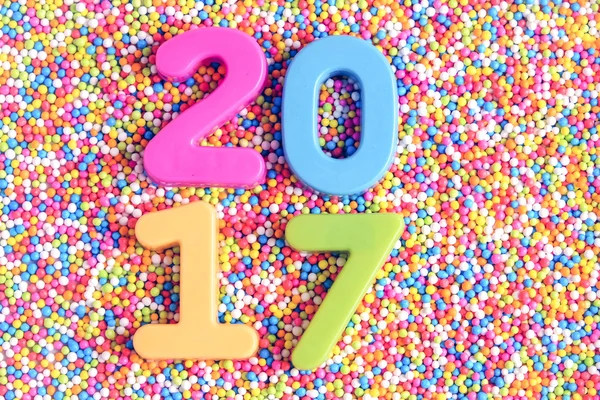 Happy New Year 2017 background — Stock Photo, Image