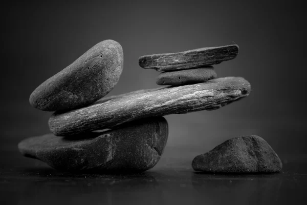 Macro stones scene, zen like concepts — Stock Photo, Image