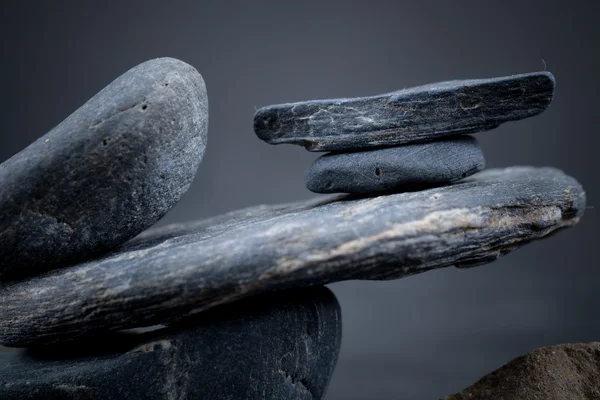 Escena de piedras macro, zen como conceptos —  Fotos de Stock