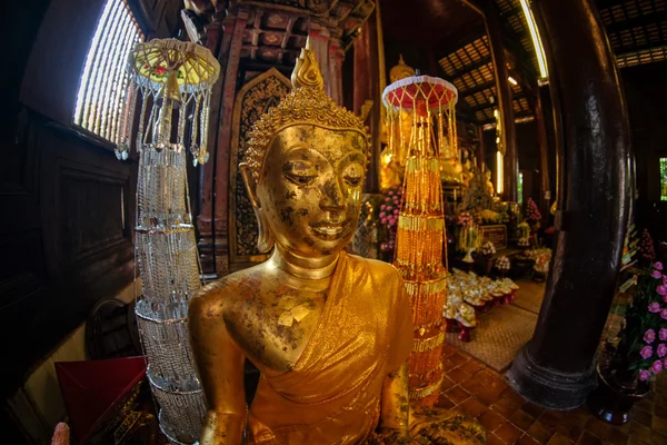 Wat phan tao Tempel in chiang mai, Thailand. — Stockfoto