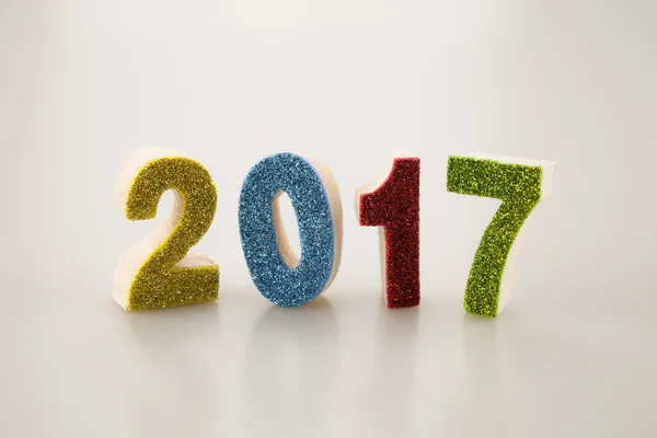 Frohes neues Jahr 2017 Hintergrund mit Filtereffekt Retro-Jahrgang — Stockfoto