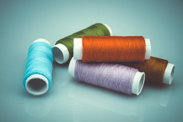 thread rolls with filter effect retro vintage style