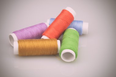 iş parçacığı filtre etkisi retro vintage tarzı ile rulo