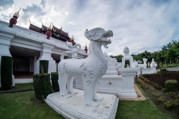 Tradiční thajské architektury ve stylu lanna, Královská pavilio — Stock fotografie