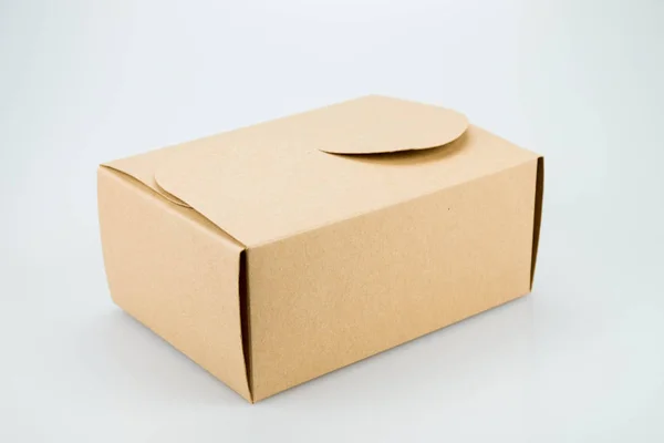 Box on white background — Stock Photo, Image