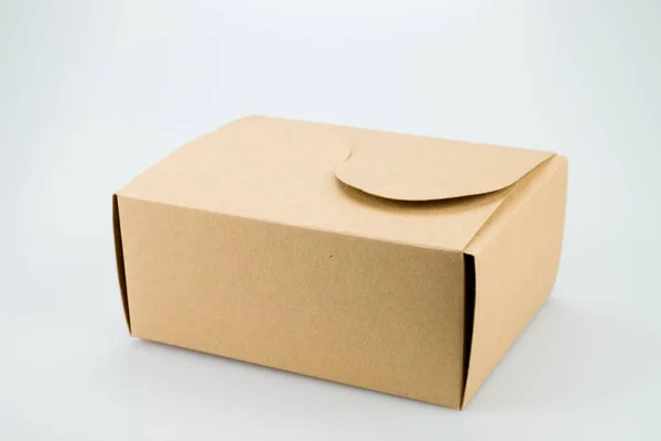 Box on white background — Stock Photo, Image