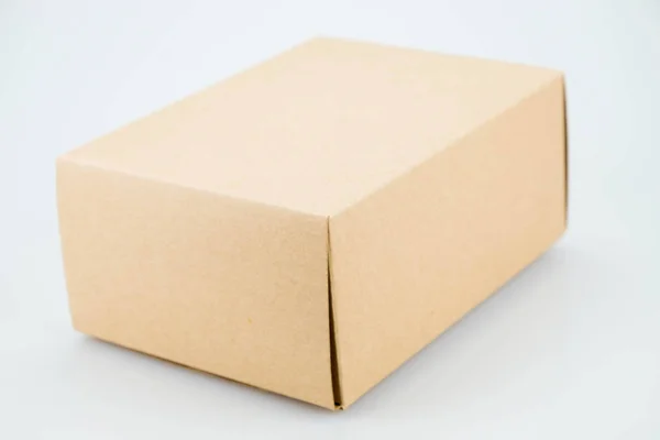Box on white background — Stock Photo, Image